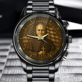 Pope Leo XIV Commemorative Watch 2025 – First American Pope – Personalized Legacy Timepiece