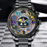 Timeless Apollo Mission Watch – Custom Name Edition Honoring Space Pioneers