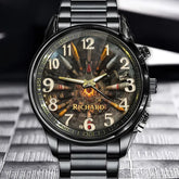 Ignite Time: Personalized Rocket Launch Watch