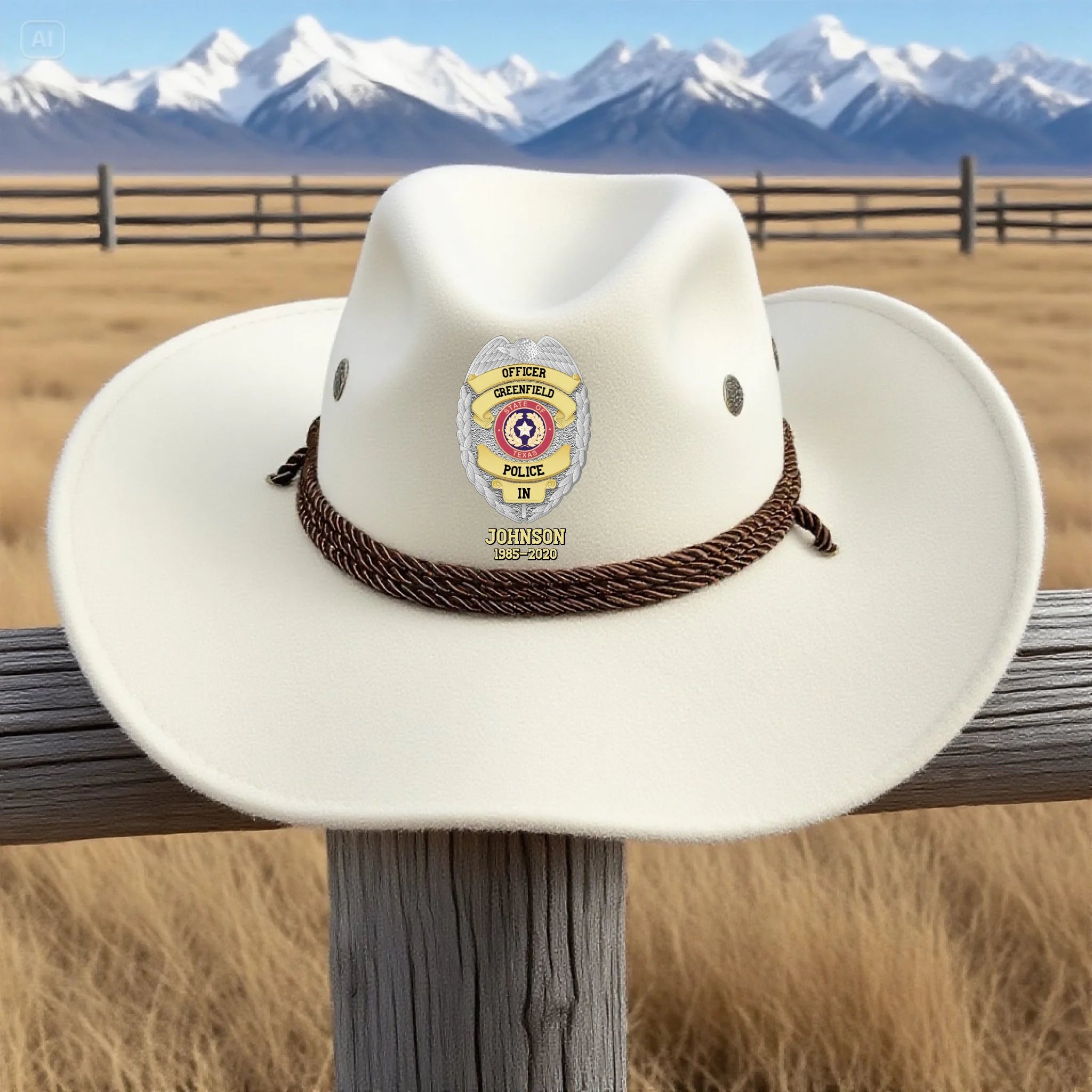 jimeng-2025-06-27-5423-把这个牛仔帽换成White,帽子要有翻毛皮效果