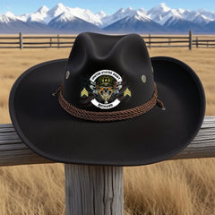 jimeng-2025-06-27-5008-把这个牛仔帽换成黑色,不要改变帽子形状,帽子要有翻毛皮效果