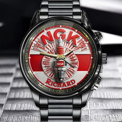 Personalized Spark Plug Watch - Designed For The Mechanical enthusiast