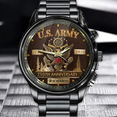 250th Anniversary Veteran Watch – Personalized with Your Name & Military Branch