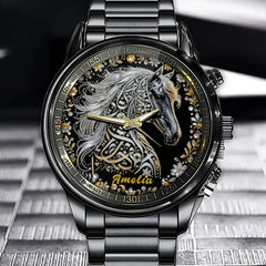 Personalized Diamond Horse Watch for Women – A Touch of Luxury