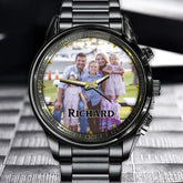 Custom Photo Watch - Personalized Gifts For Mom, Dad, Brother, Sister, Kids