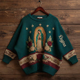 Our Lady Of Guadalupe - Personalized Christian Ugly Sweater