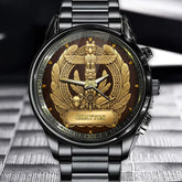 Personalized Watch with Custom Native American Totem Pole Design