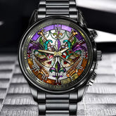 Mardi Gras Mask - Personalized Mardi Gras Hand Watch