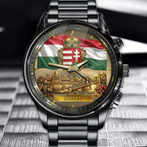 Personalized Hungary Coat of Arms Watch – A Timeless Symbol of National Pride
