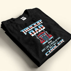 Cooler Trucker-Papa - Personalisiertes Shirt