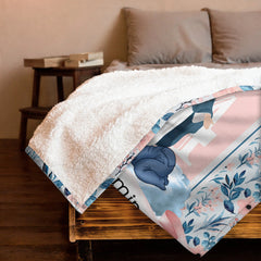 Couverture pour bébé Protected By Mary - Couverture personnalisée