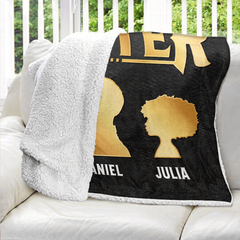 Black Fathers Matter - Personalized Blanket
