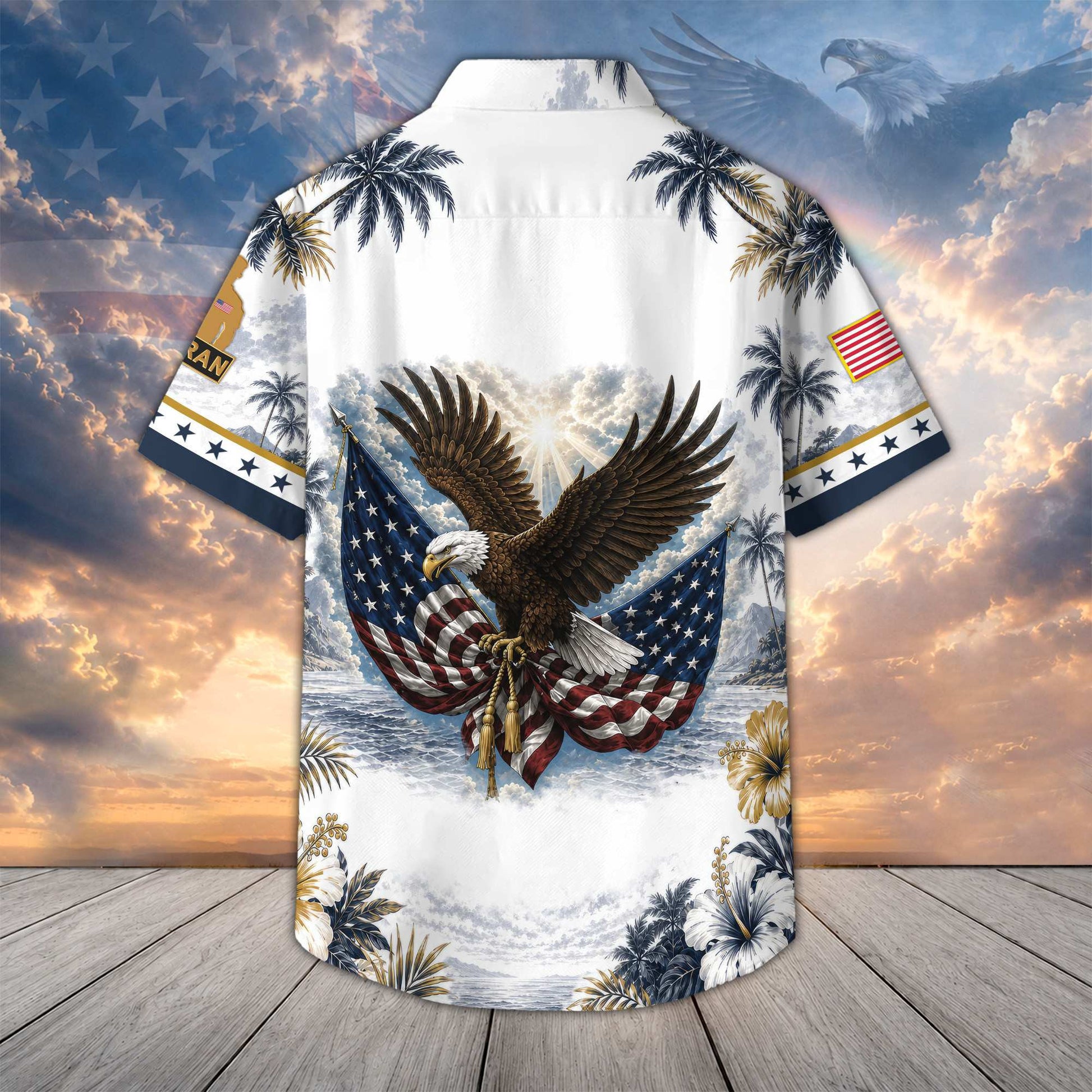 Premium US Veterans Hawaiian Shirt DPVC290701, Gifts For US Veterans, Gifts For Father's Day, Veterans Day.
