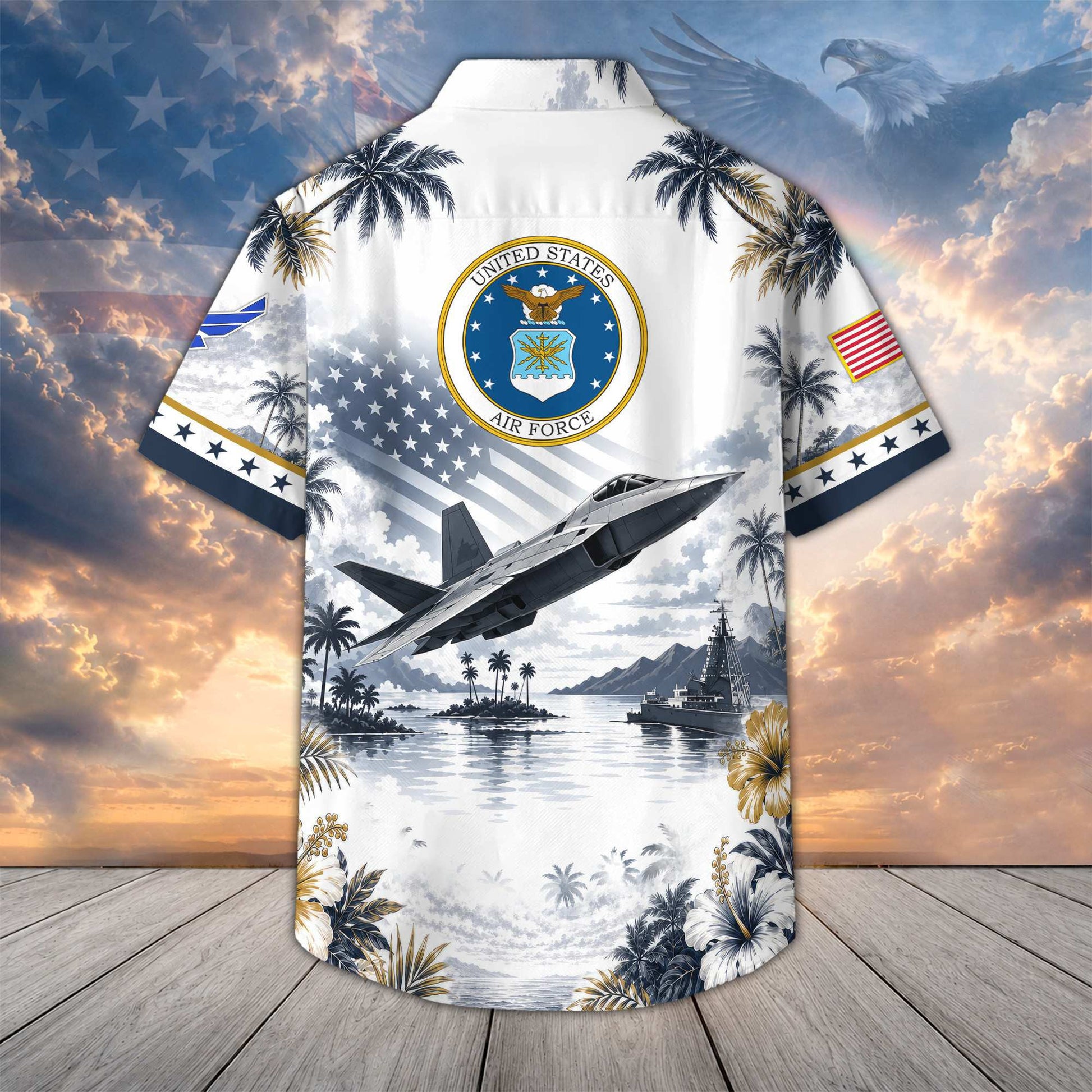 Premium US Veterans Hawaiian Shirt DPVC290701, Gifts For US Veterans, Gifts For Father's Day, Veterans Day.