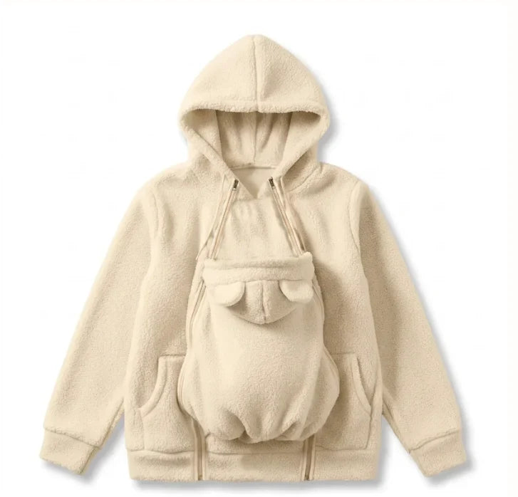 Hands-Free Babywearing Hoodie, Cozy Mama Baby Carrier Hoodie CH07 180540