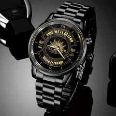 Personalized This We'll Defend The Australian Army Custom Rank & Name Number Watch