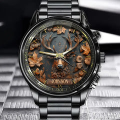 Deer Hunter’s Legacy Watch – Personalized Hunting Life Watch