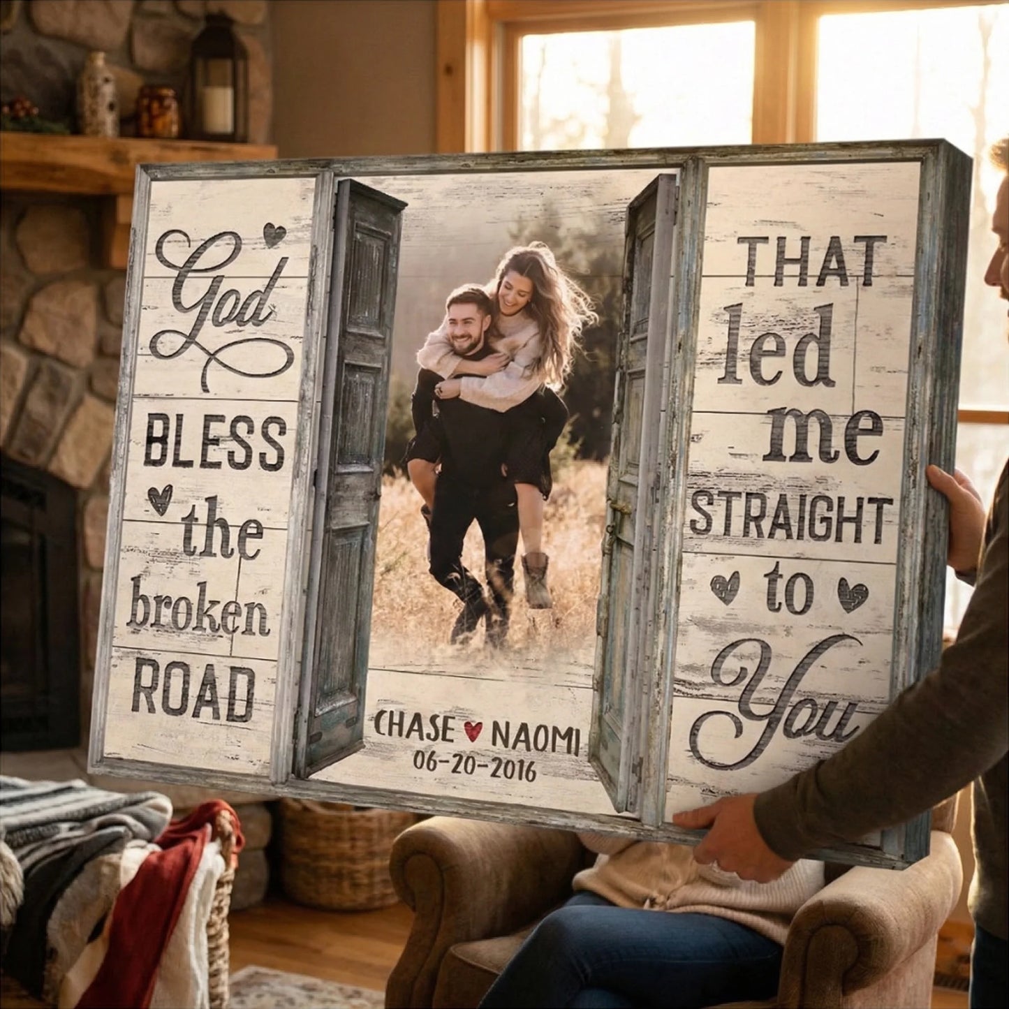 God Bless The Broken Road - Personalized Custom_yyt (1)