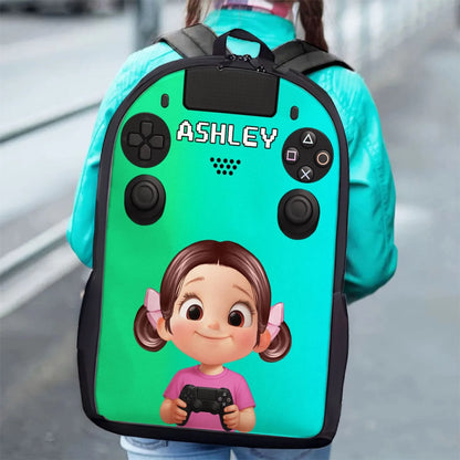 Gamer Design for Boys Girls - Personalized Backpack (5)