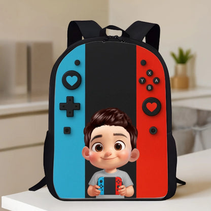 Gamer Design for Boys Girls - Personalized Backpack