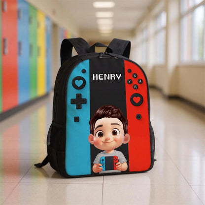 Gamer Design for Boys Girls - Personalized Backpack (1)