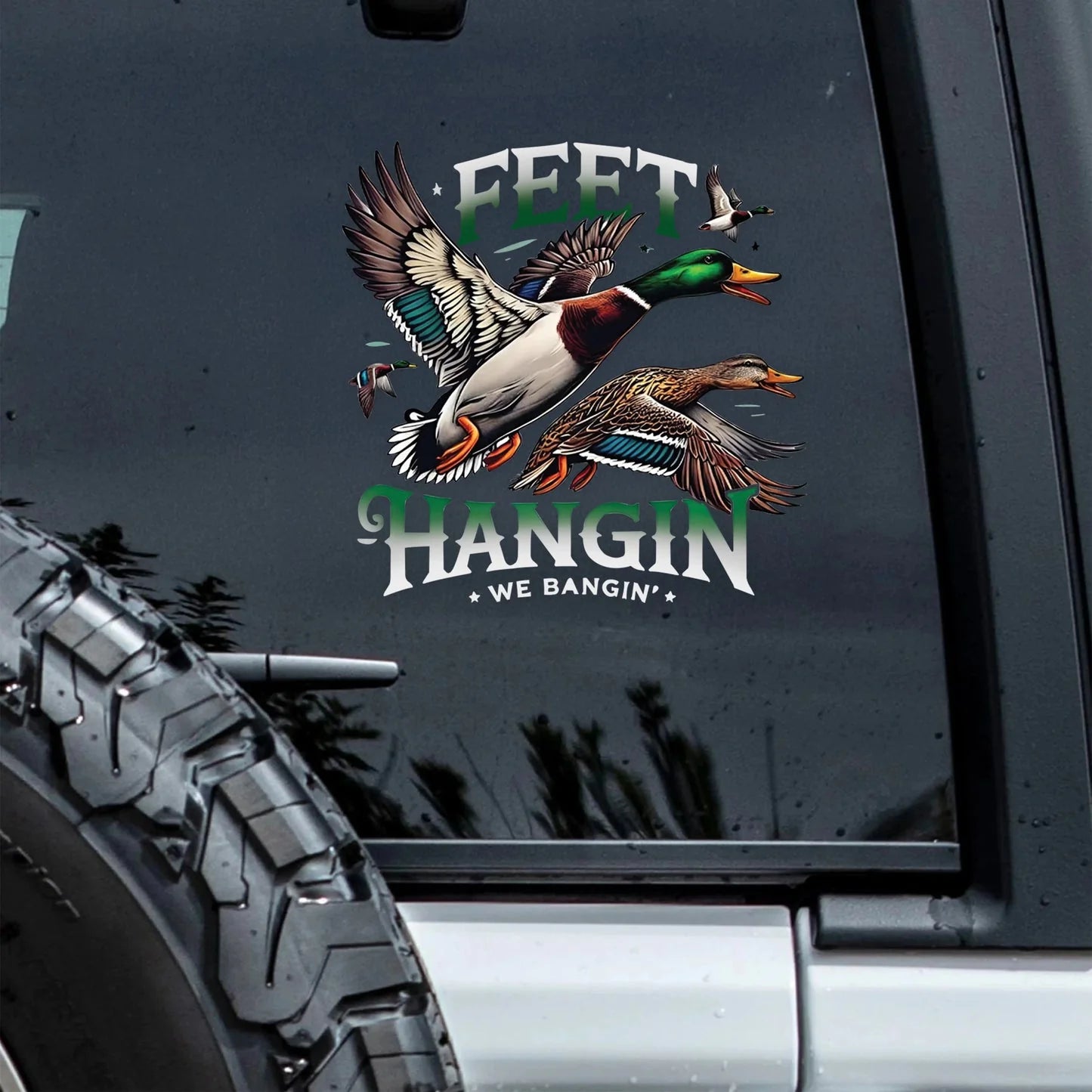 Custom Hunting Car Sticker - Personalized Gifts For Hunters & Outdoorsmen - Stories Start Where The Pavement Ends