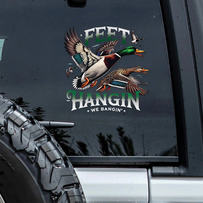 Custom Hunting Car Sticker - Personalized Gifts For Hunters & Outdoorsmen - Stories Start Where The Pavement Ends