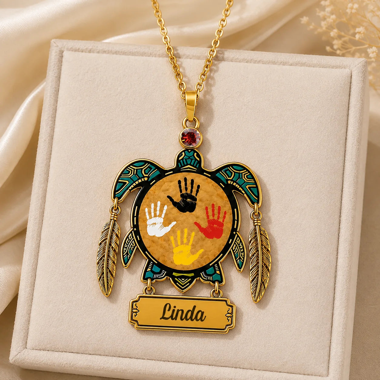 Custom Every Child Matters Birthstone Necklace - Personalized Gifts For Women & Families - Love Never Fades
