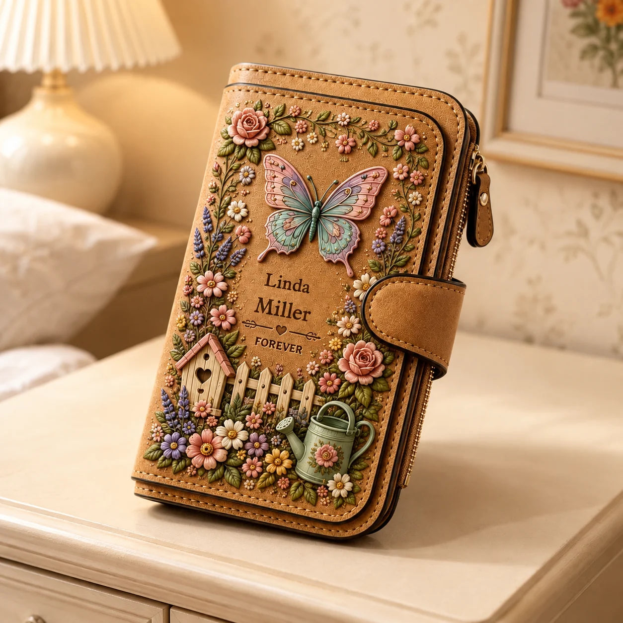 Custom Garden Wallet - Personalized Gifts For Women & Garden Lovers - Carry A Little Garden Everywhere