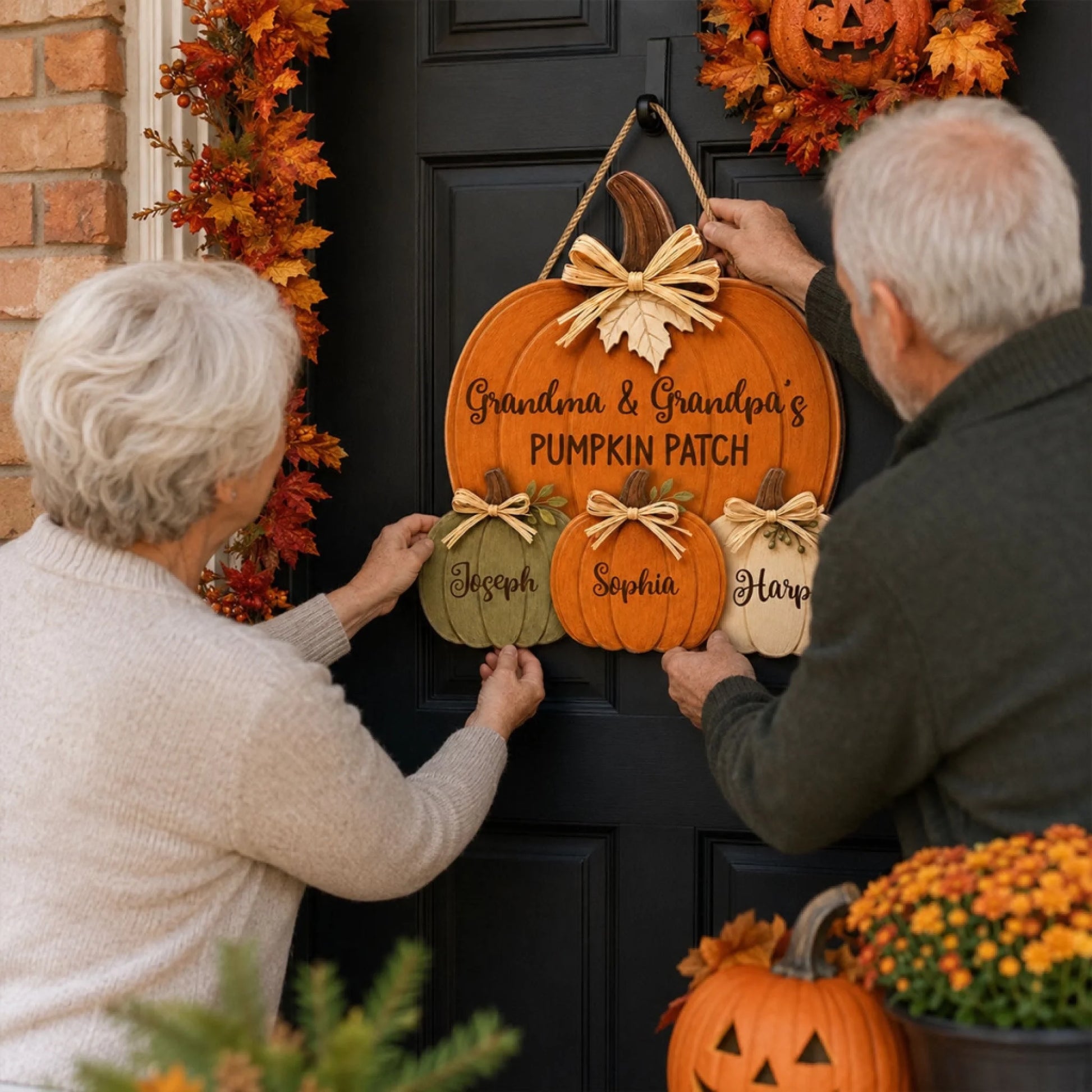 Grandma Grandpa_s Pumpkin Patch 2D Flat - Personali
