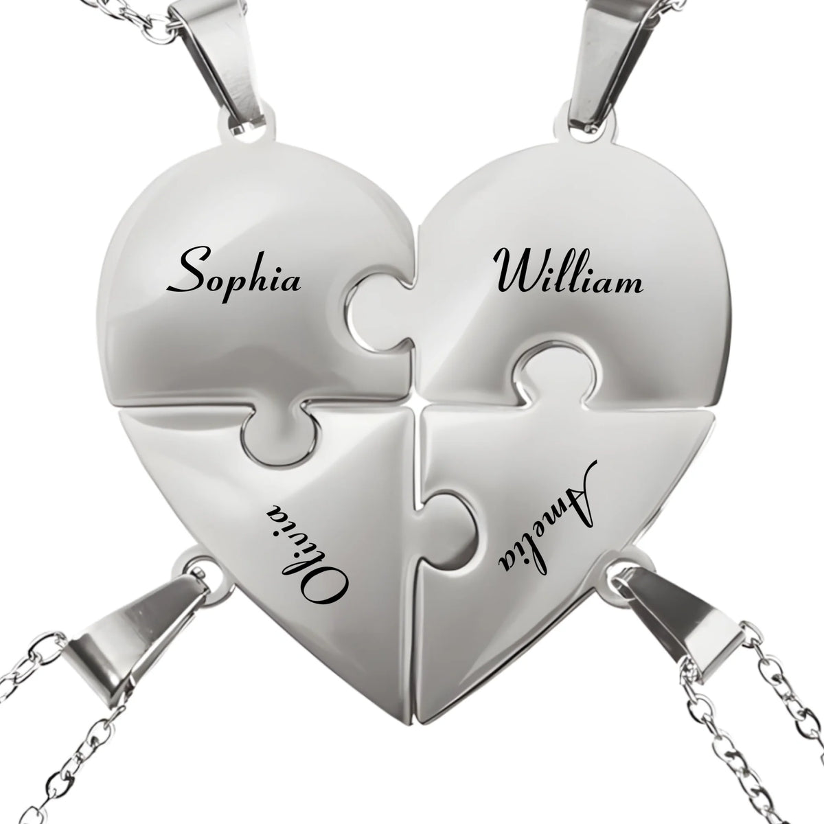 Pieces of Us™ – Personalized Family Puzzle Necklace (2)