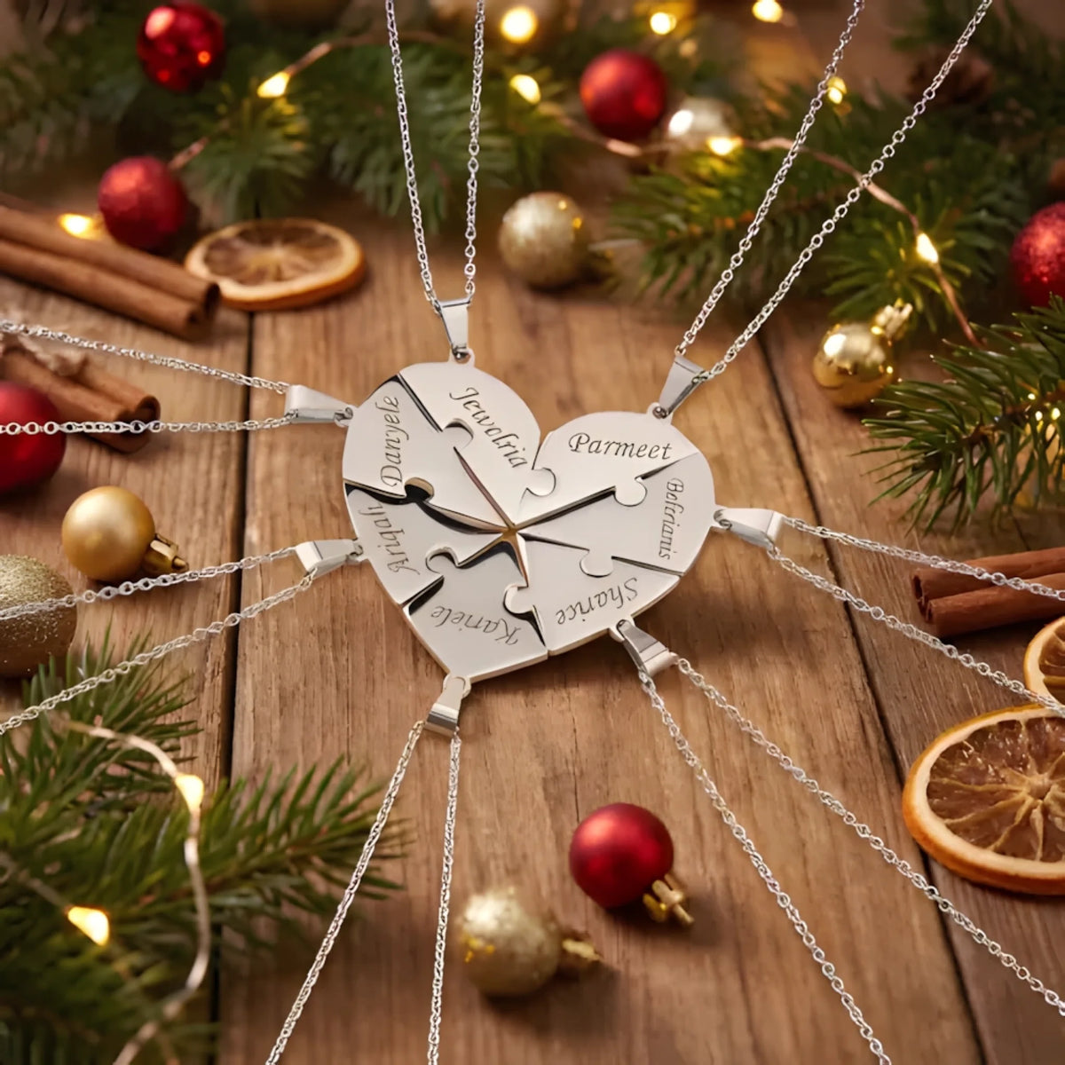 Pieces of Us™ – Personalized Family Puzzle Necklace (2)
