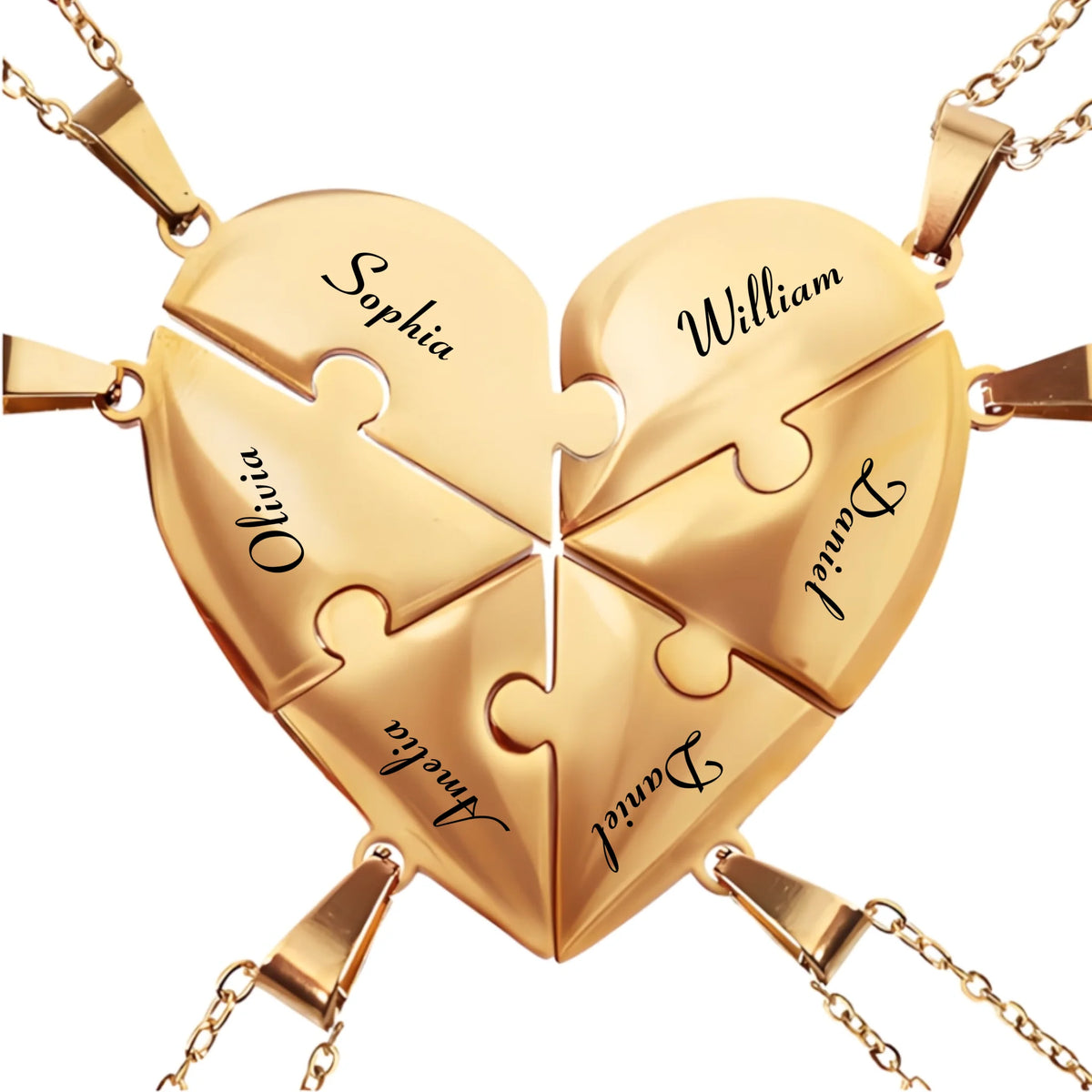 Pieces of Us™ – Personalized Family Puzzle Necklace (1)