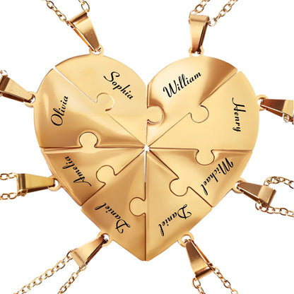 Pieces of Us™ – Personalized Family Puzzle Necklace (3)