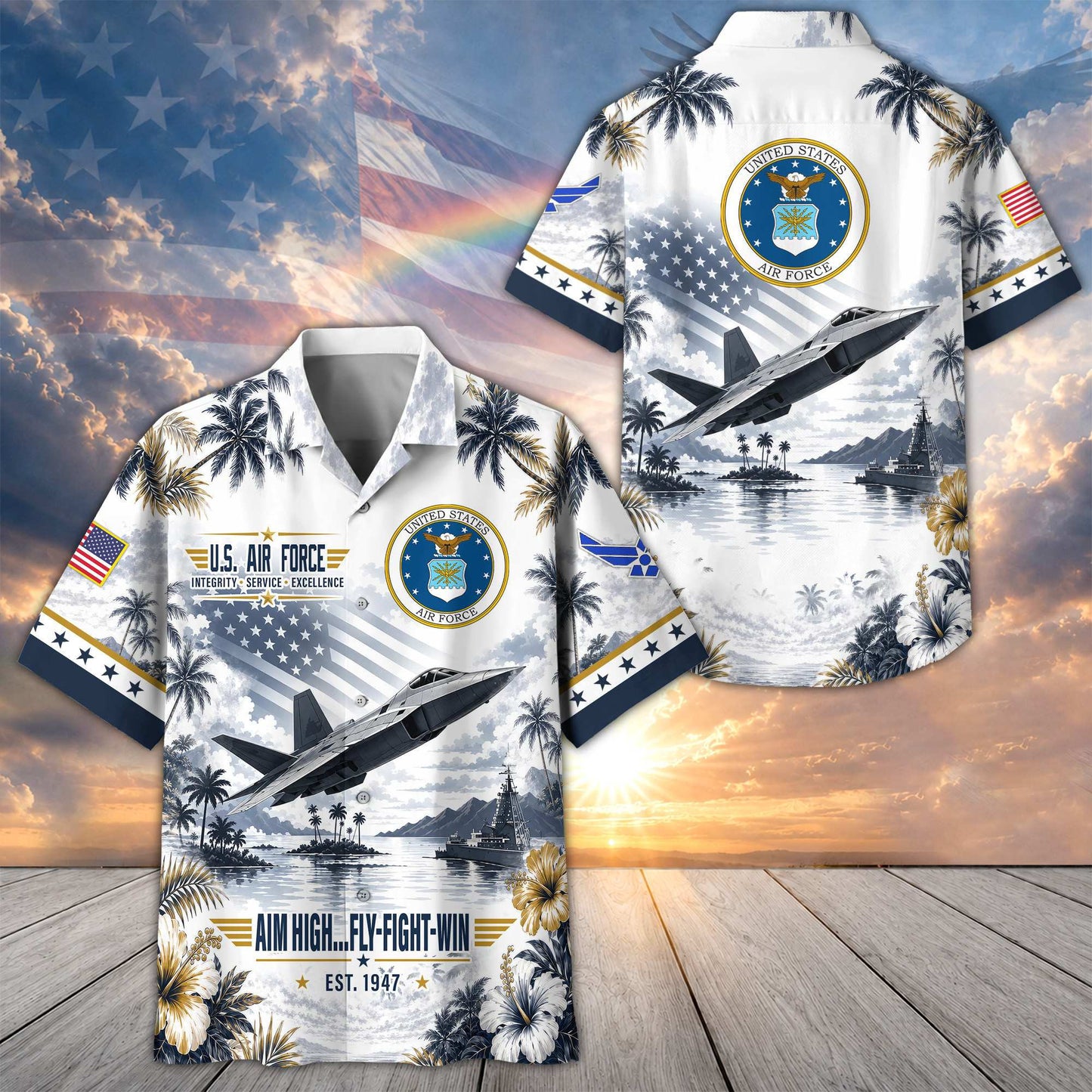 Premium US Veterans Hawaiian Shirt DPVC290701, Gifts For US Veterans, Gifts For Father's Day, Veterans Day.