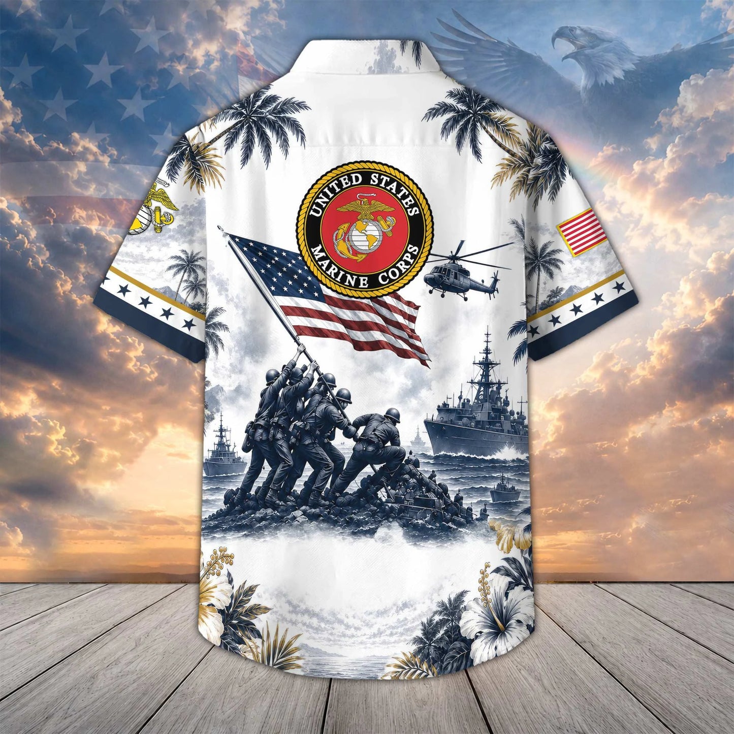 Premium US Veterans Hawaiian Shirt DPVC290701, Gifts For US Veterans, Gifts For Father's Day, Veterans Day.