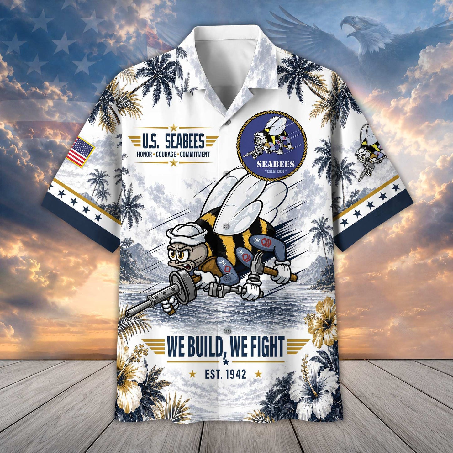 Premium US Veterans Hawaiian Shirt DPVC290701, Gifts For US Veterans, Gifts For Father's Day, Veterans Day.